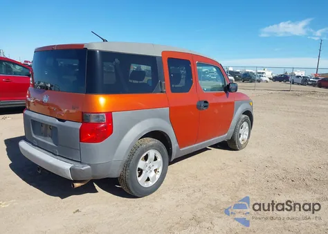 2003 Honda Element Ex from USA, damaged, VIN 5J6YH28543L037041